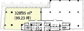 東急不動産恵比寿ビル 7階702 間取り図