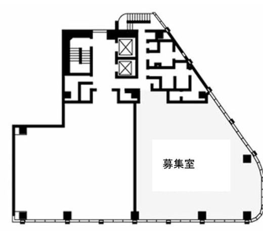 A-PLACE五反田駅前 10階A 間取り図