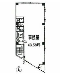 和光ビル(岩本町) 8階 間取り図