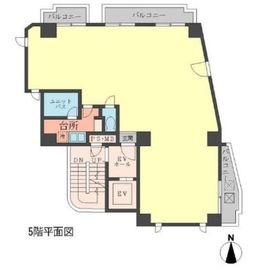 Lulud.T.bldg(店舗・事務所・SOHO) 5階 間取り図