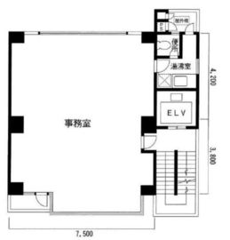 アーベイン三井ビル 3階 間取り図