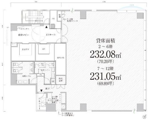 PMO神田万世橋 8階 間取り図