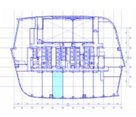 虎ノ門ヒルズ森タワー 6階2 間取り図