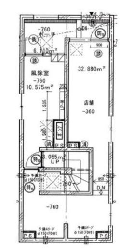 DEAR ECLASS NISHIAZABU(店舗・事務所) 101 間取り図