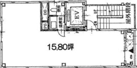 銀座藤ビル 3階 間取り図