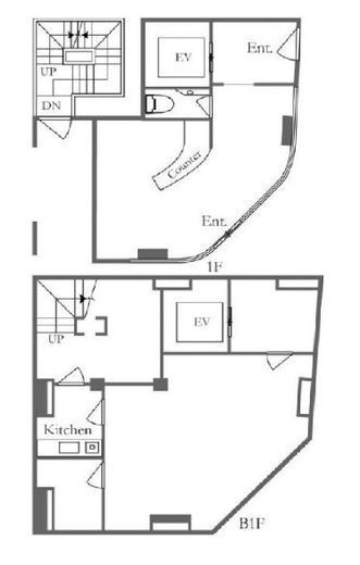 銀座タワービル B1-1階 間取り図