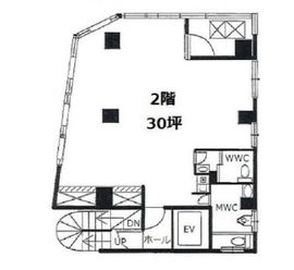 エスエスビル 2階 間取り図