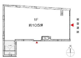 L CUBE EBISU(店舗) 1階 間取り図