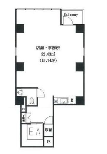 恵比寿ファーストビル 501 間取り図