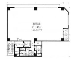 虎の門センタービルディング 4階 間取り図