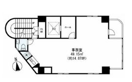 K高輪ビル 8階 間取り図