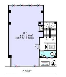 増田金属ビル 3階 間取り図