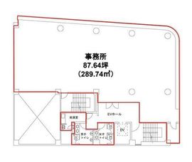 OS築地ビル 7階 間取り図
