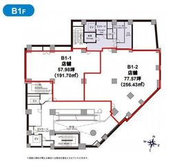 新四curumuビル B1階2 間取り図