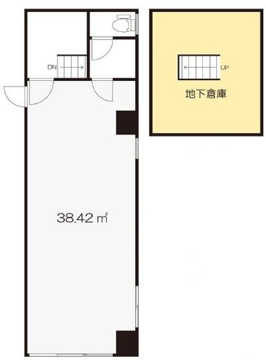 協和第二ビル 1階 間取り図