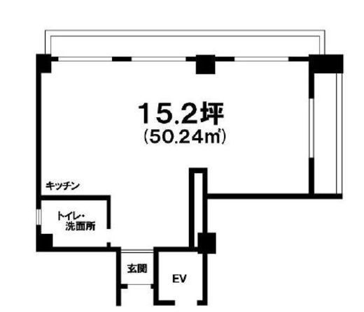 尚豊ビル 707 間取り図