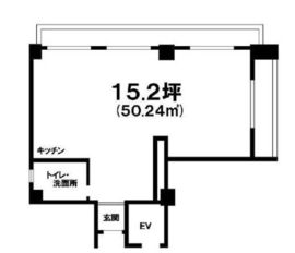 尚豊ビル 707 間取り図
