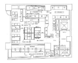 晴花ビル B1階 間取り図