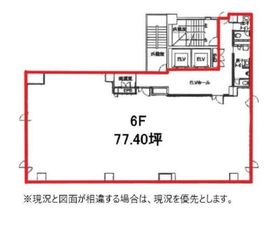 ユニゾ人形町三丁目ビル 6階 間取り図