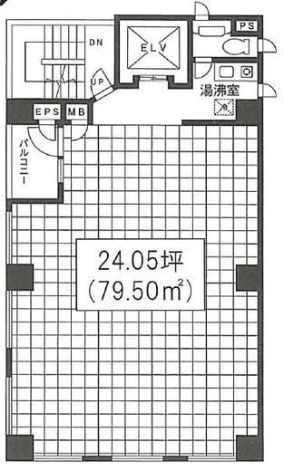 エム・エム・エスビルディング 6階 間取り図