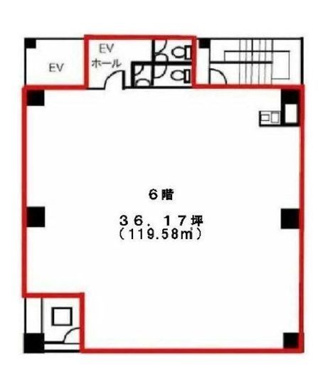 アクア神田ビル 5階 間取り図