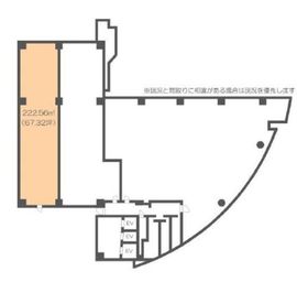 リビエラ南青山ビルA館 2階A-1 間取り図