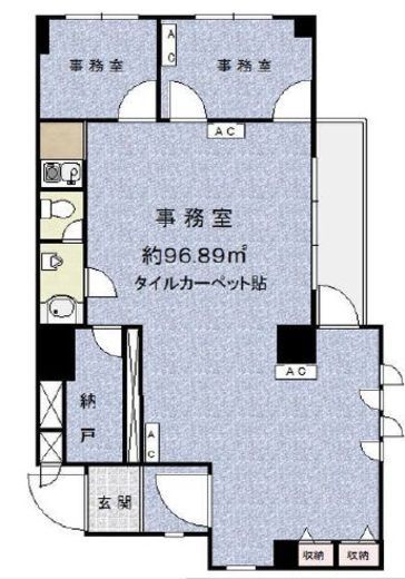 インペリアル六本木フォーラム1号館 4階 間取り図