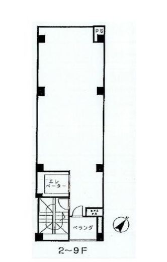 JUNO銀座誠和ビル 8階 間取り図