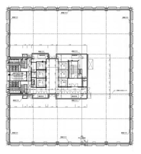 MFPR六本木麻布台ビル 13階 間取り図