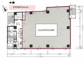 白鹿茅場町ビル 3階 間取り図