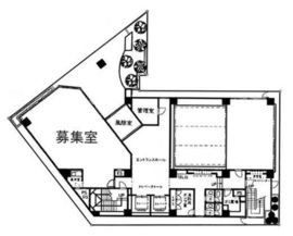 日本橋Kビル 1階 間取り図