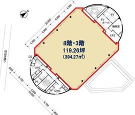 MFPR渋谷南平台ビル 8階 間取り図