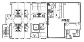 ホテルエミット渋谷 2階 間取り図