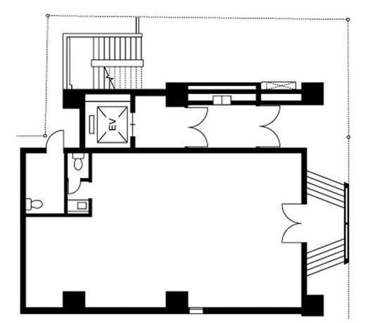 オーク入船ビル(新富町) 1階 間取り図