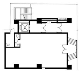 オーク入船ビル(新富町) 1階 間取り図