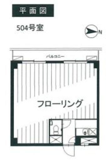 第5スカイビル 408 間取り図