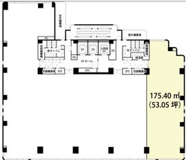 BPRプレイス神谷町 3階D 間取り図