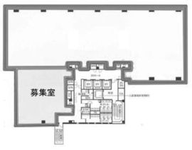 市ヶ谷スクエアビル 5階B 間取り図