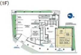 ヒューリック青山外苑東通ビル(旧:南青山M-SQUARE) 1階 間取り図