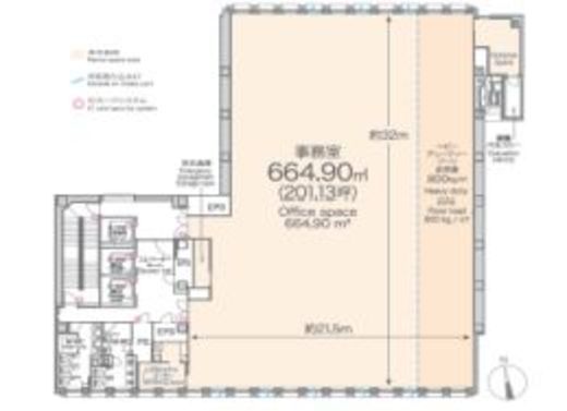 S-GATE大手町北 3階 間取り図