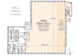 S-GATE大手町北 3階 間取り図