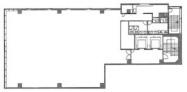PMO東新橋 8階 間取り図