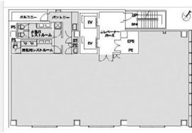 PMO日本橋大伝馬町 5階 間取り図