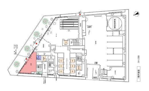 T-LITE 1階店舗 間取り図