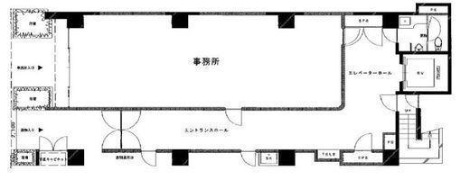 宝町千島ビル 1階 間取り図