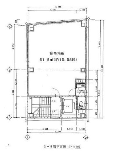 第一矢部ビル 5階 間取り図