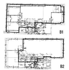 市ヶ谷クロスプレイス(旧：近代科学社ビル) B1階+B2階 間取り図