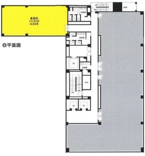 メルクロスビル 6階 間取り図