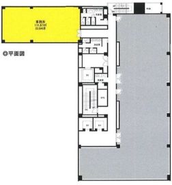 メルクロスビル 6階 間取り図