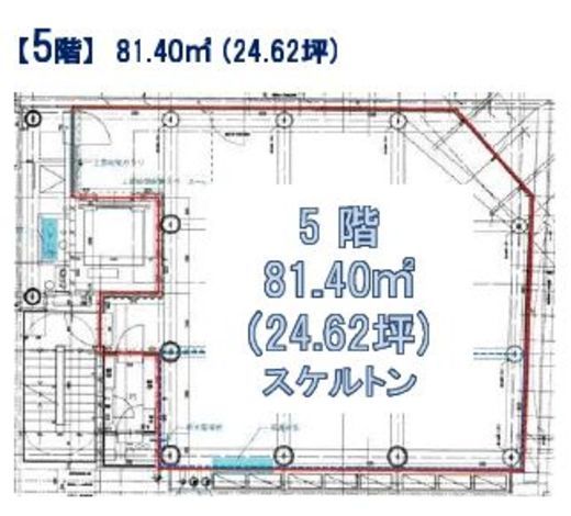 (仮称)天賞堂ビル 5階 間取り図